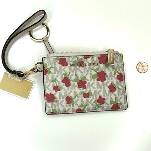 Michael Kors - Chain purse wristlet (floral)